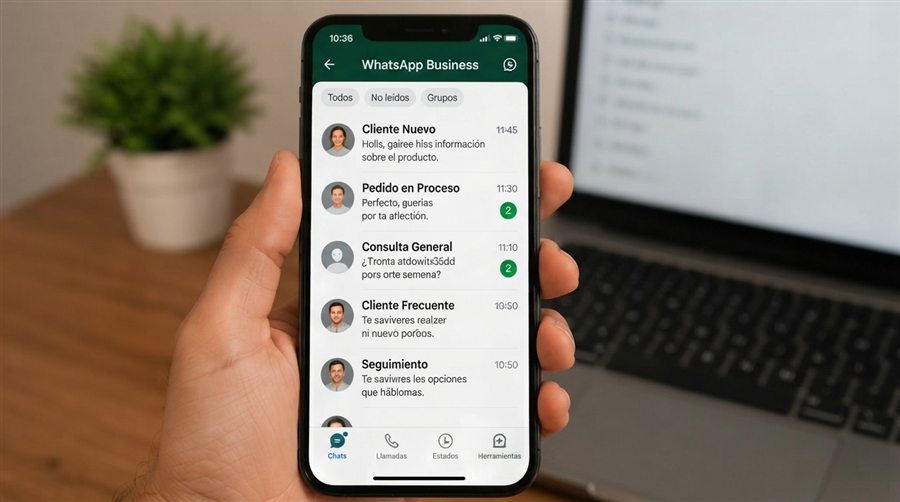 WhatsApp Business organizado